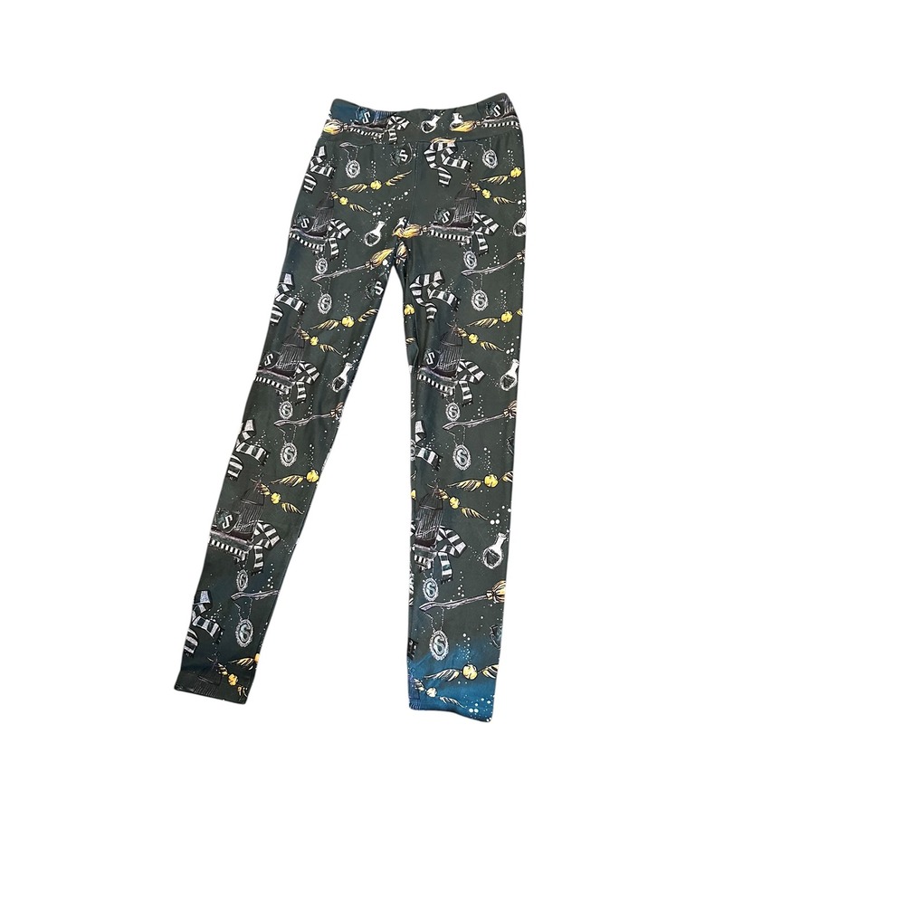 Charlies Project Harry Potter Slytherin Inspired Leggings Tween JRS10-4 New